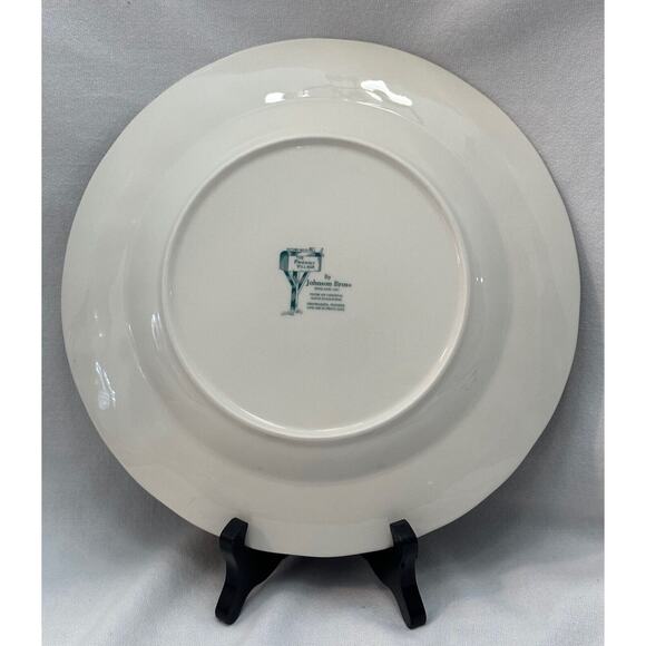 Johnson Brothers-England-The Friendly Village-Autumn Mist Plate-10 5/8" - Picture 3 of 4